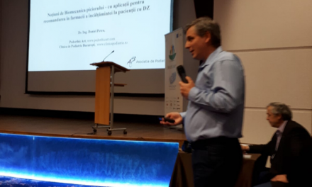 Dr. Ing. Daniel Petcu, prezentare despre biomecanica piciorului