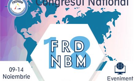 Congresul național al Federației Române de Diabet, Nutriție și Boli Metabolice se va desfășura, online, în perioada 9-14 noiembrie