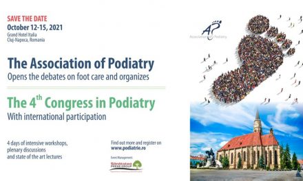 Congresul Național de Podiatrie, ediția 4, va avea loc online pe 15 octombrie 2021