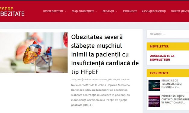A fost lansată platforma medicală specializată DespreObezitate.ro