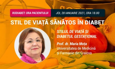 Prof. Dr. Maria Moța: Diabetul gestațional este diagnosticat după săptămâna 24-28 de sarcină