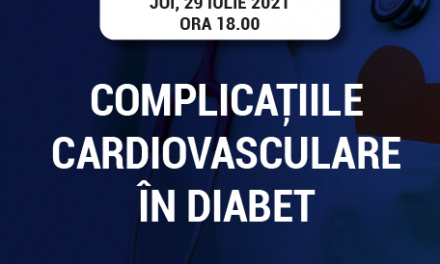 Complicațiile cardiovasculare în diabet: tema întâlnirii comunității RoDiabet de joi, 29 iulie, ora 18.00