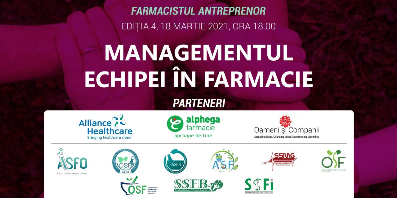Farmacia Viitorului: Program de training și mentorat pentru studenții farmaciști