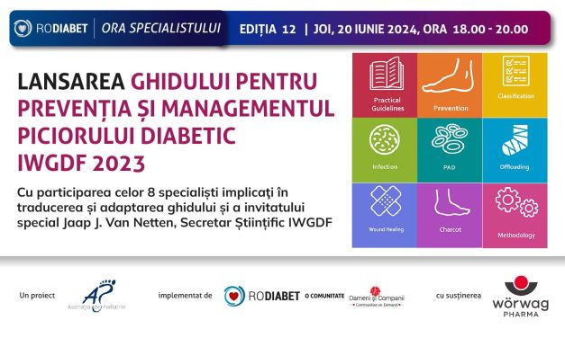 Astăzi are loc Lansarea Ghidului dedicat piciorului diabetic