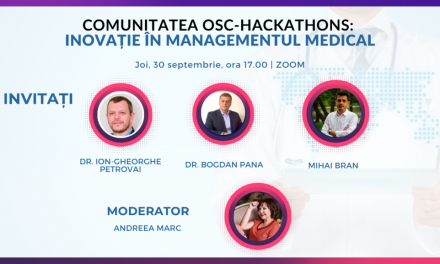 Prevenția și telemedicina vor fi principalele subiecte de discuție la întâlnirea comunității OSC-Hackathons