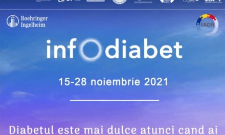 Campania Națională InfoDiabet se desfașoară în perioada 15-28 noiembrie 2021 în 8 orașe din țară