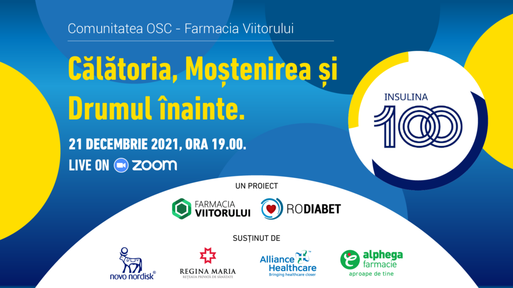 Insulina 100: Călătoria, Moștenirea și Drumul înainte – webinar aniversar dedicat studenților