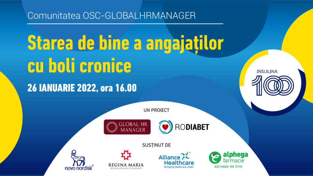 Comunitatea OSC-GlobalHRManager: Angajatorii trebuie să știe ce probleme de sănătate au angajații lor