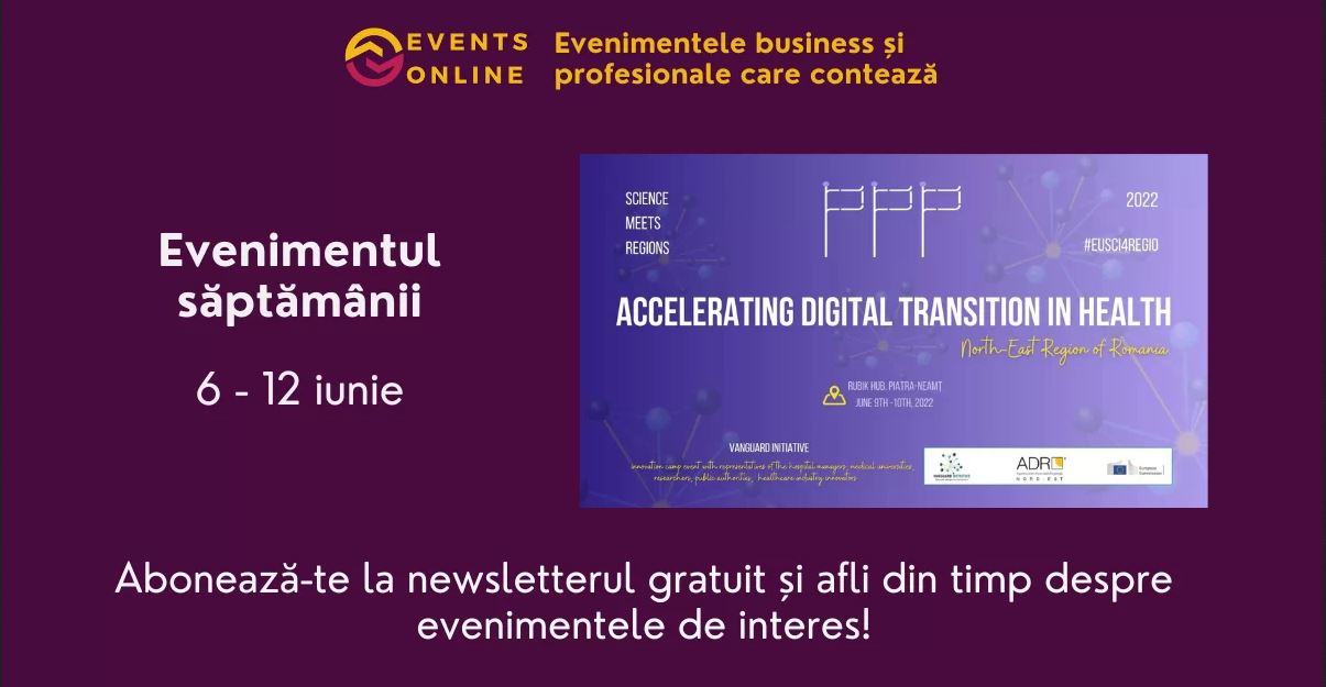EventsOnline.ro: Evenimentul săptămânii 6-12 iunie