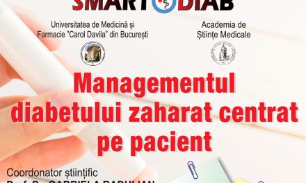 A cincea ediție a conferinței medicale cu tema „Managementul diabetului zaharat centrat pe pacient”, parte a programului SMARTDIAB: 6-7 octombrie, online