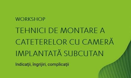 Workshop dedicat montării cateterelor cu camera implantabilă: 21 noiembrie, Moinești