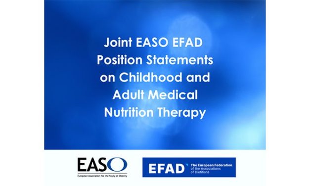 Declarații de poziție ale EASO și EFAD privind terapia nutrițională medicală (MNT) în gestionarea excesului de greutate și a obezității la copii, adolescenți și adulți