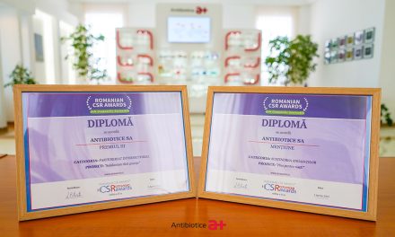 Antibiotice Iași, premiată la Gala Companiilor Sustenabile din România