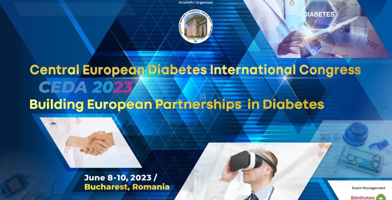 Cursuri specializate incluse în programul Congresului Central European de Diabet (CEDA) 2023