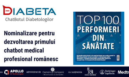 Fondatorul Diabeta – chatbotul diabetologilor, nominalizare la Top 100 performeri în sănătate