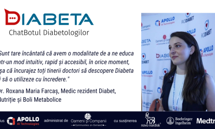 Dr. Roxana Maria Farcaș: Încurajez toți tinerii doctori să descopere Diabeta