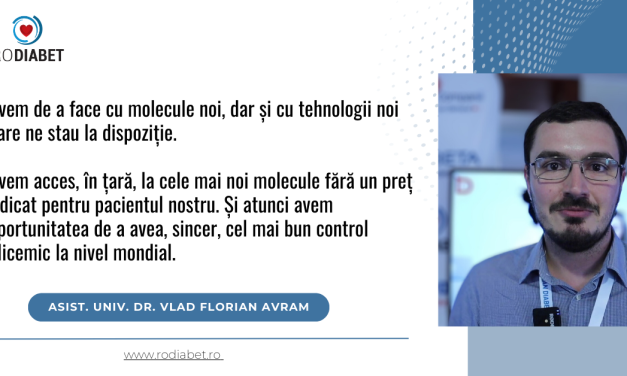 Asist. Univ. Dr. Vlad Florian Avram: avem oportunitatea de a avea cel mai bun control glicemic la nivel mondial