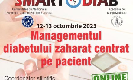 Conduite terapeutice moderne pentru îmbunătățirea calității vieții persoanelor cu diabet zaharat, discutate la Conferința Națională SMARTDIAB