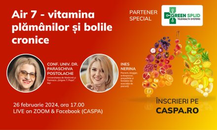 Sănătatea plămânilor și bolile cronice: tema întâlnirii Caspa.ro din 26 februarie