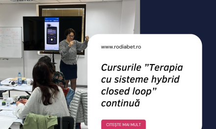 Dr. Mihaela Vlăiculescu: Cursul ”Terapia cu sisteme hybrid closed loop” e îmbinare de teorie cu punere în practică