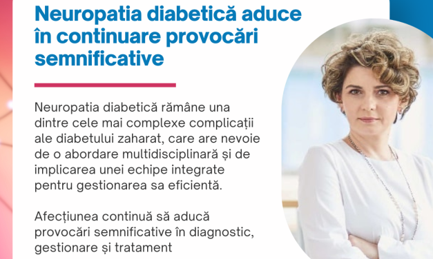 Conf. dr. Anca Pantea Stoian: Neuropatia diabetică aduce în continuare provocări semnificative