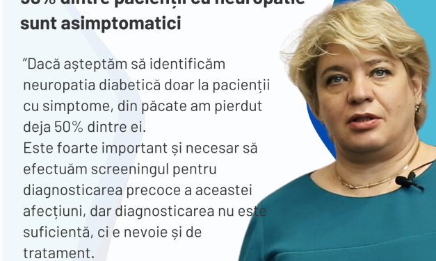 Dr. Daciana Toma: 50% dintre pacienții cu neuropatie sunt asimptomatici