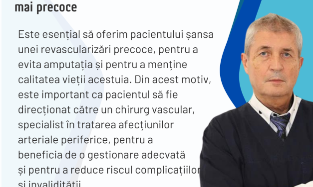Prof. univ. dr. Mircea Pătruț: Revascularizarea trebuie realizată cât mai precoce, chiar de la primele simptome