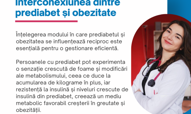 Dr. Sabina Poenar: Interconexiunea dintre prediabet și obezitate