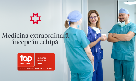 Rețeaua de sănătate Regina Maria este singurul furnizor de servicii medicale din România cu trei certificări consecutive Top Employer