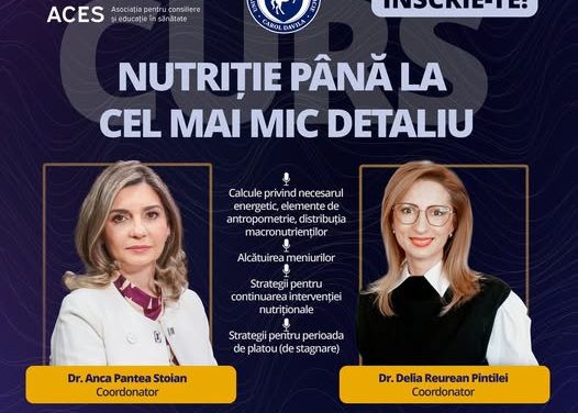 ACES: ”Curs de nutriție până la cel mai mic detaliu”, 28 februarie-1 martie 2025