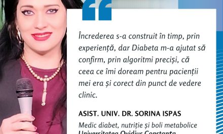 Dr. Sorina Ispas: Diabeta a devenit un prieten de nădejde în cabinetul meu