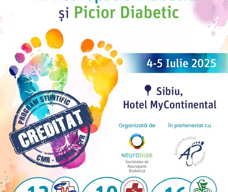 Ultimele zile de înscriere la Școala de Vară 2025 în Neuropatie Diabetică și Picior Diabetic