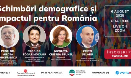 Schimbările demografice și impactul lor asupra României: tema viitorului webinar Caspa.ro