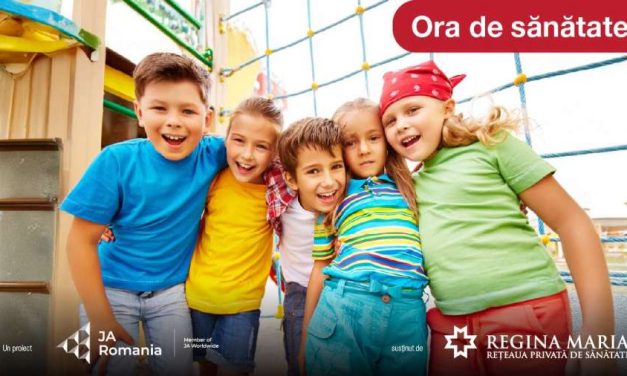 Rețeaua de sănătate REGINA MARIA și Junior Achievement (JA) România încheie a treia ediție a proiectului național „Ora de sănătate”