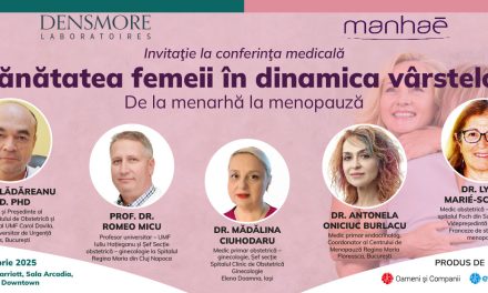 Sănătatea femeii în dinamica vârstelor, de la menarhă la menopauză: un eveniment medical inedit organizat la Cluj