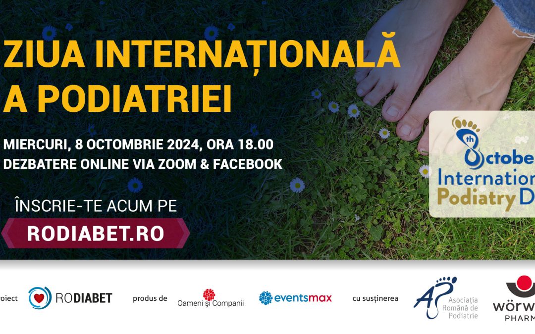 Podiatria salvează vieți: Descoperă rolul acestei profesii la webinarul din 8 octombrie