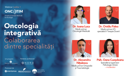 Oncologia integrativă – colaborarea dintre specialități, tema primei ediții a programului OncoTIM